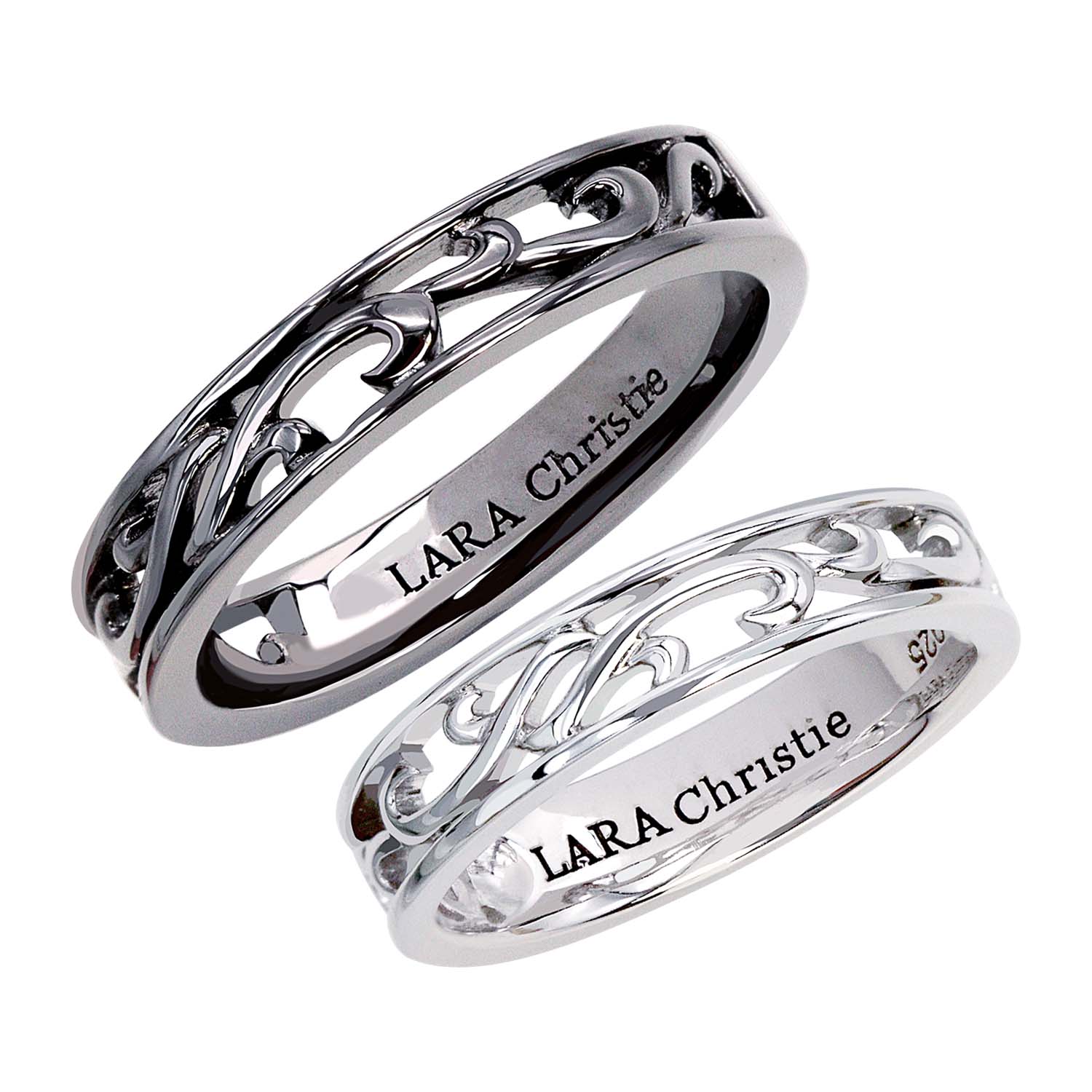 ペアリング 指輪 シルバー925 sv925 銀 ランソー r6028-p