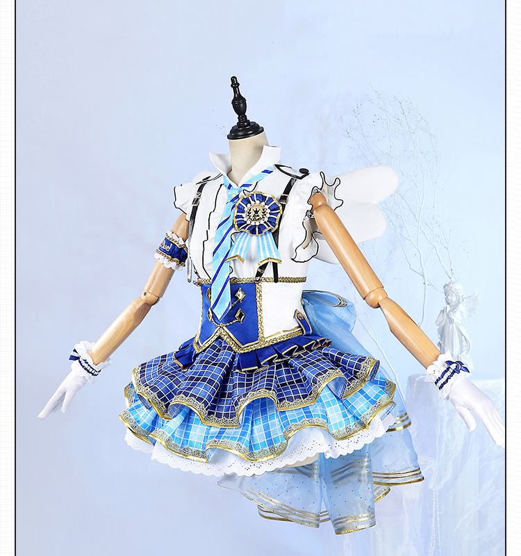 ラブライブ Lovelive 園田 海未-そのだ うみ ブルーアモール コスプレ