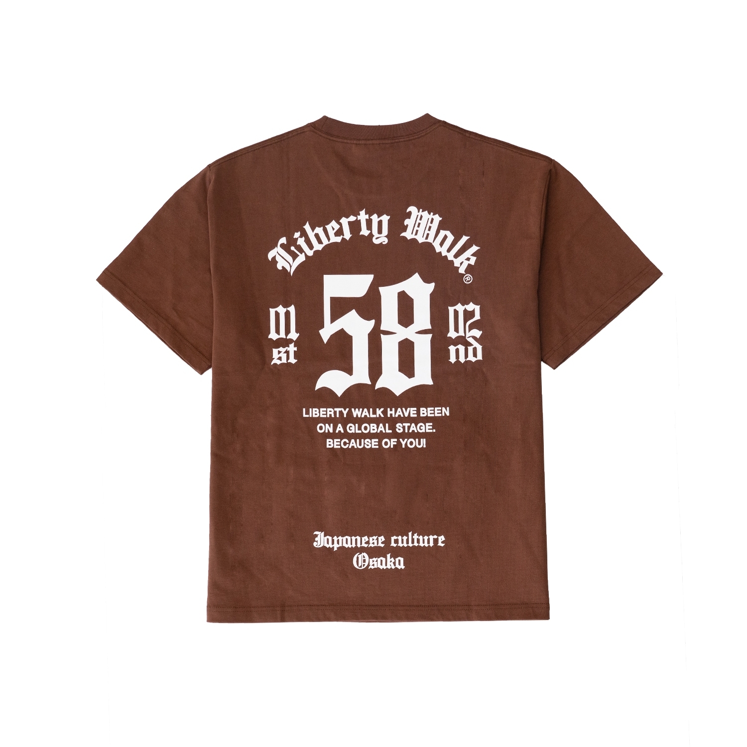 Osaka 1st 2nd #58 Tee Brown - LB-ONLINE OSAKA STORE / LIBERTY WALK