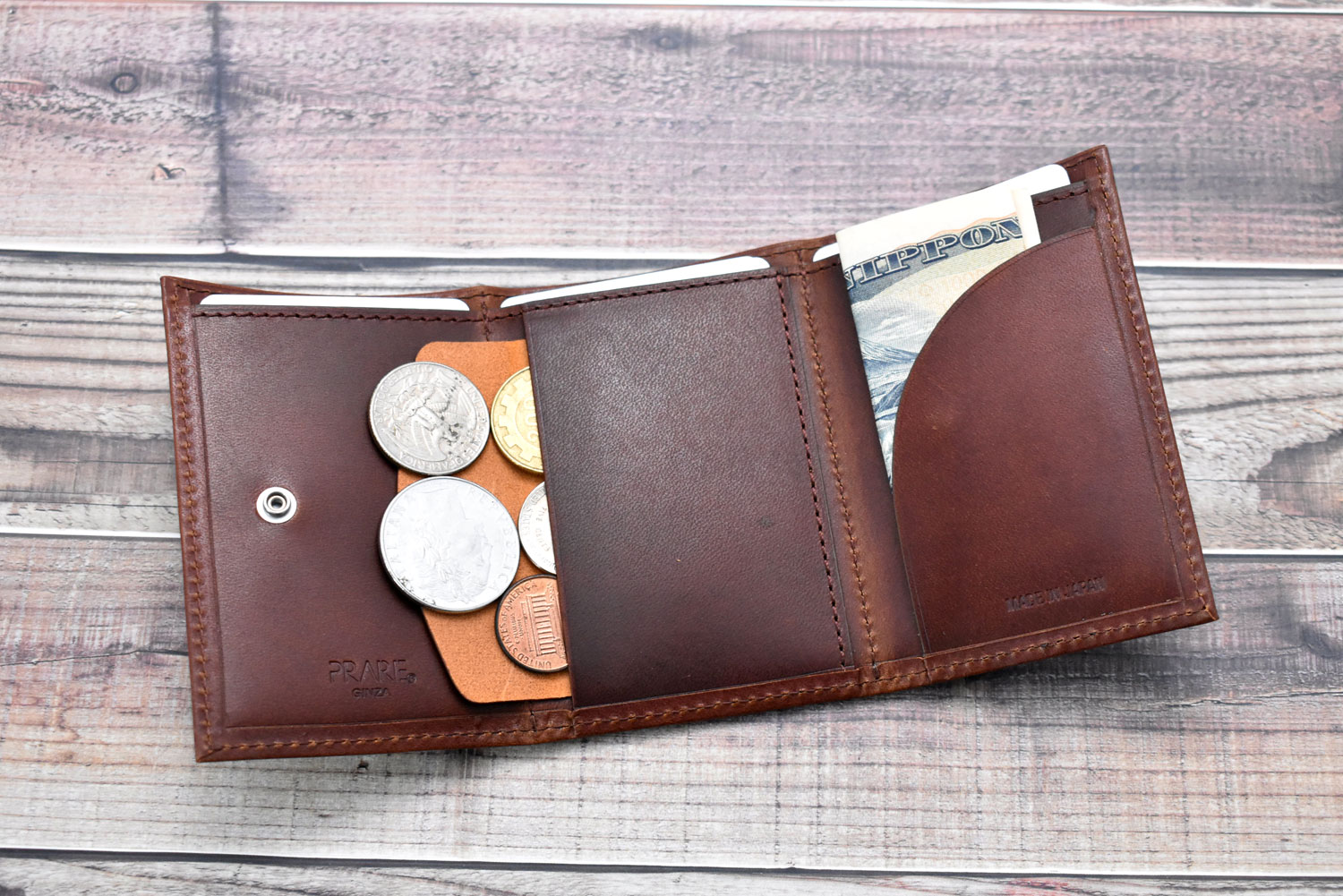 PRESSo（プレッソ） ホック付 コンパクト財布 「プレリーギンザ」 NP70610