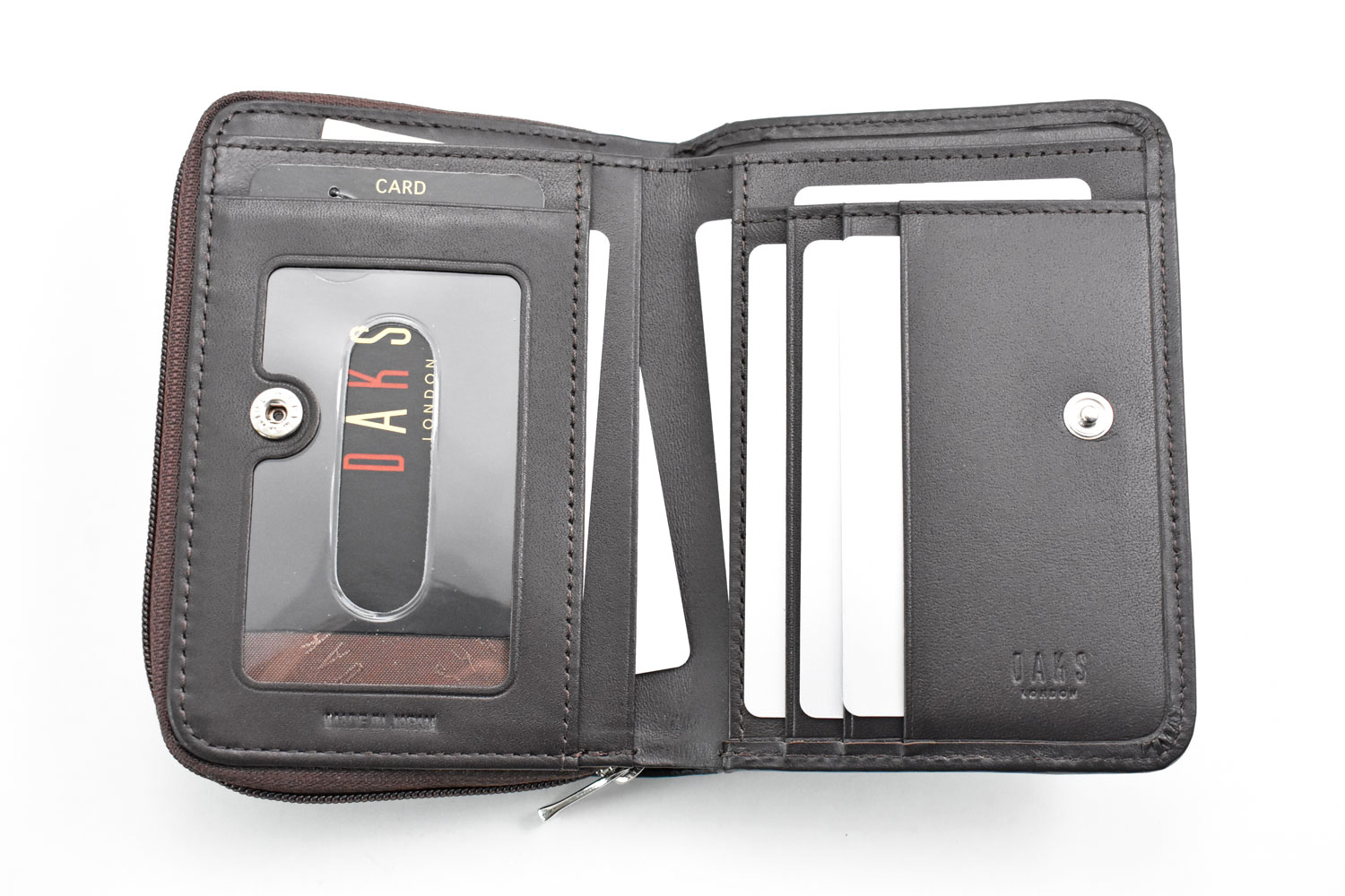 HouseCheck（ハウスチェック） ラウンドファスナー二つ折り財布 「DAKS