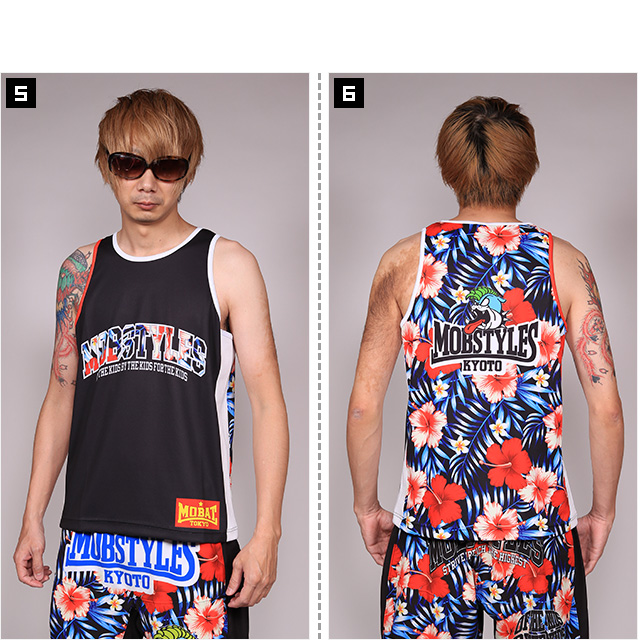 モブスタイルス) MOBSTYLES MOSH DRY タンクトップ KYOTO ALOHA (TANK