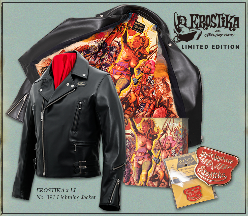 EROSTIKA x Lewis Leathers Collaboration 391 Jacket - Lewis Leathers