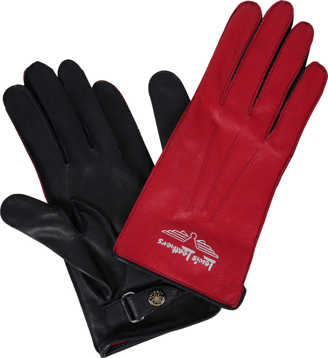 810 Gloves Unlined Red - Lewis Leathers Japan