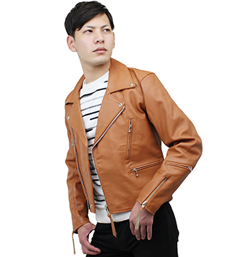 特価品】革ジャンダブルライダースジャケット（水牛革）ヨーロッパ