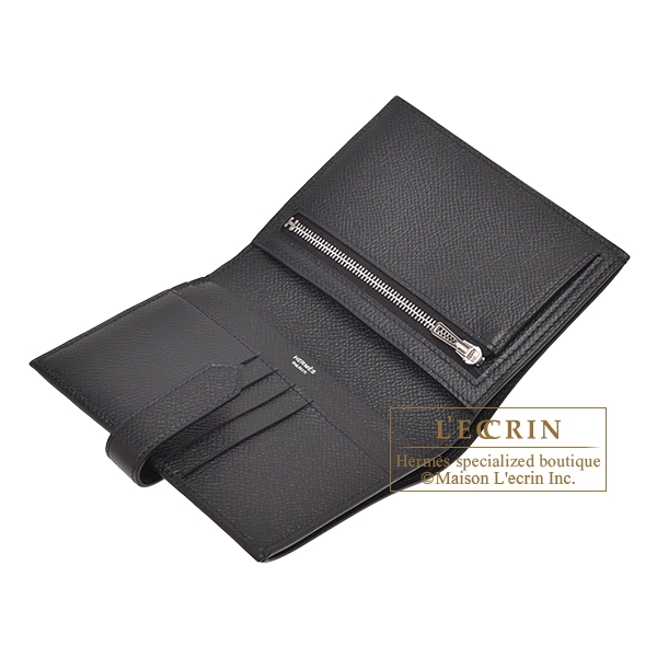 エルメス ベアンコンパクトモノクローム ソーブラック ブラック ヴォー