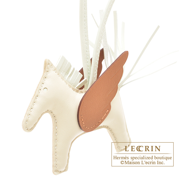 エルメス ロデオチャームペガサスPM クレ/ヴェールフィズ/ゴールド