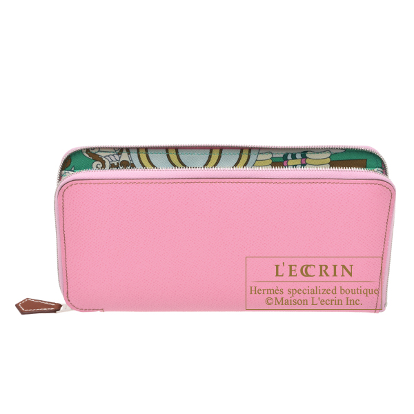 エルメス アザップ シルクイン ロング ピンク/ ミント ヴォーエプソン