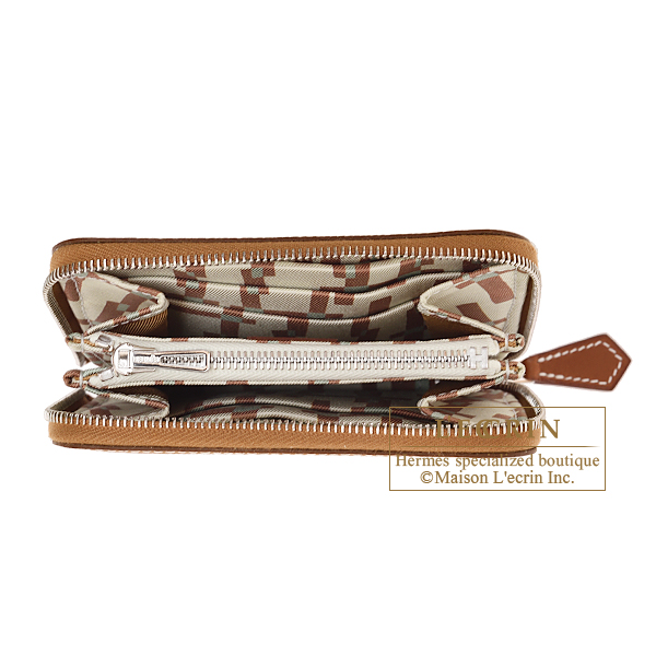 エルメス アザップ シルクイン コンパクト ゴールド/ ヴェールフィズ