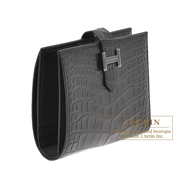 エルメス ベアンコンパクトモノクローム ソーブラック ブラック