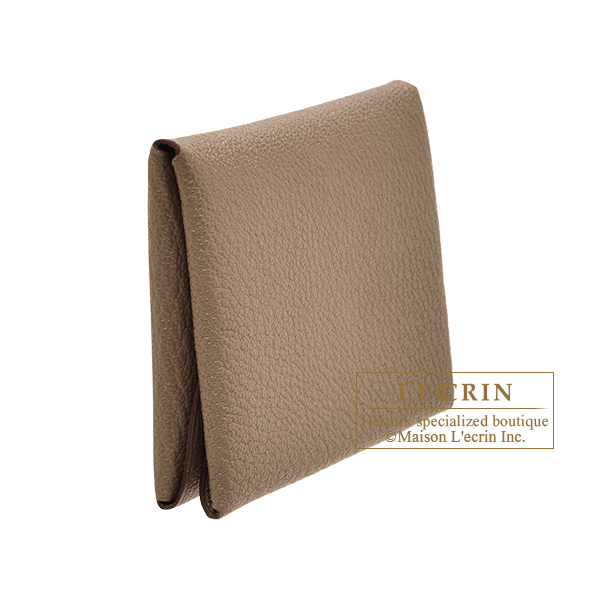 エルメス カルヴィ デュオ エトゥープ シェブルミゾル シルバー金具