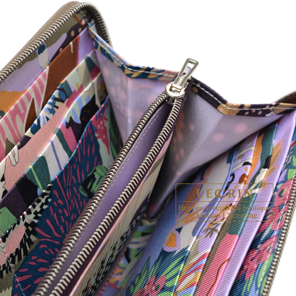 エルメス アザップ シルクイン ロング エトゥープ/ カシス ヴォー