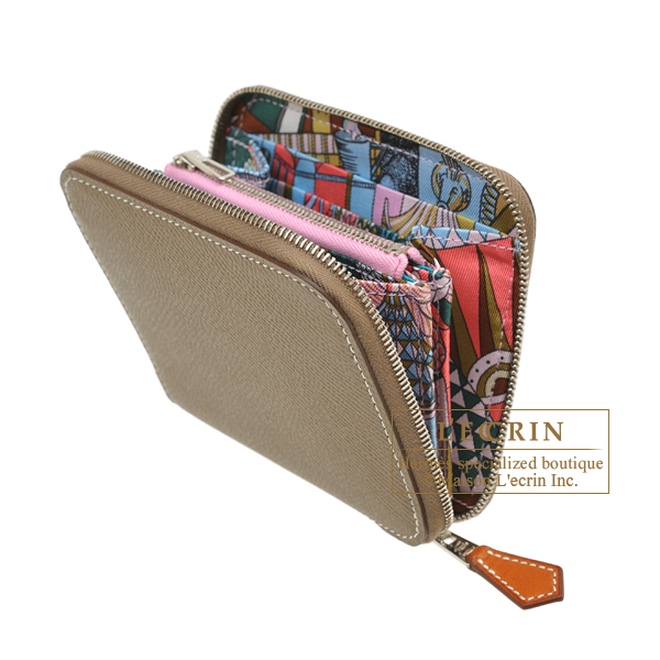 エルメス アザップ シルクイン コンパクト エトゥープ/ モーヴ