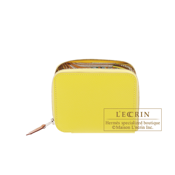 エルメス アザップ シルクイン コンパクト ライム/ セサミ ヴォー