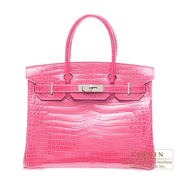 エルメス バーキン30 フューシャピンク クロコダイル ニロティカス