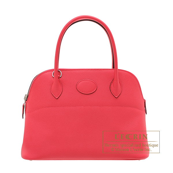 エルメス ボリード27 ローズエクストリーム ヴォーエプソン シルバー