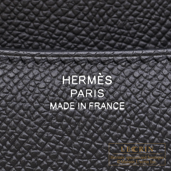 エルメス コンスタンスミニ ミラー ブラック ヴォーエプソン シルバー