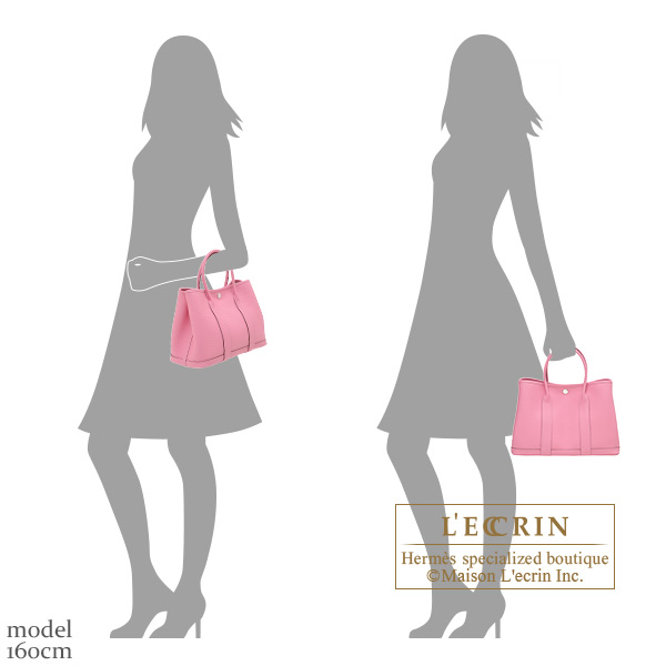 エルメス ガーデンパーティ30/TPM ピンク カントリー シルバー金具