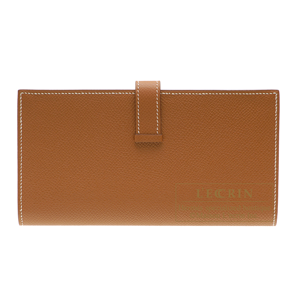 エルメス ベアンスフレ ゴールド ヴォーエプソン シルバー金具