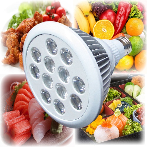 食品用高演色LEDスポットライト 3段階調色 180W相当形【LED直販ネット】