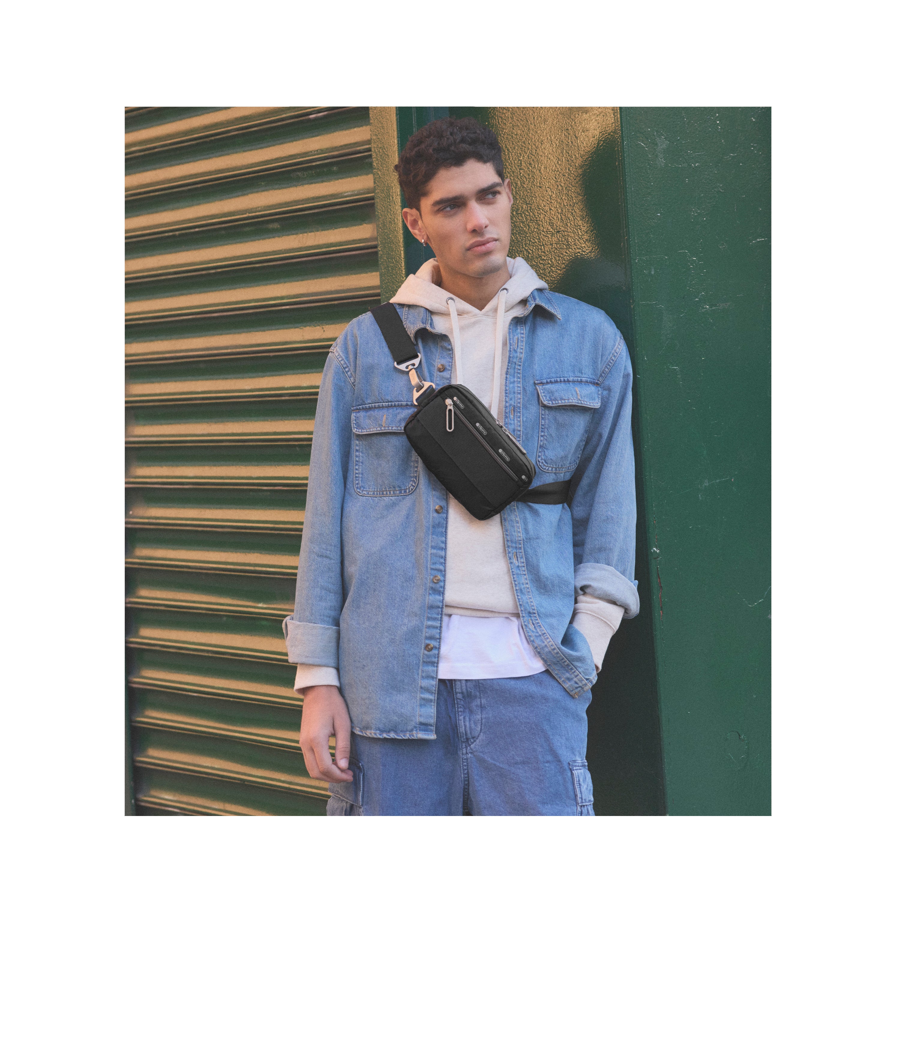 True Black Essential Rectangular Crossbody | LeSportsac