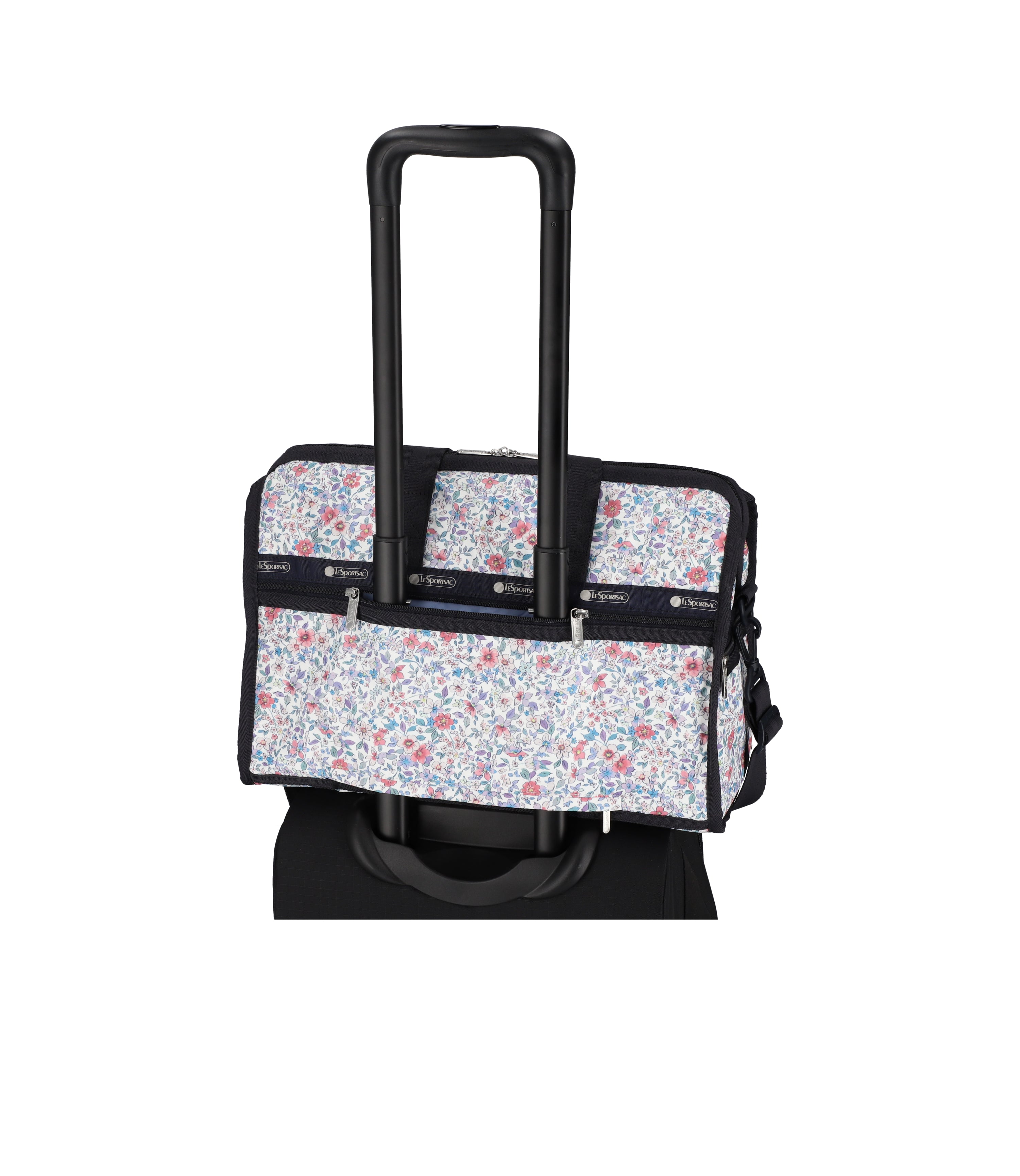 Deluxe Medium Weekender - Tapestry Flower print – LeSportsac