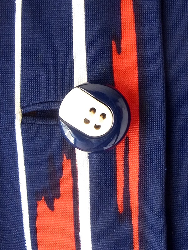 送料無料】70年代日本製 トリコロール X 共布ベルト付き ヴィンテージ