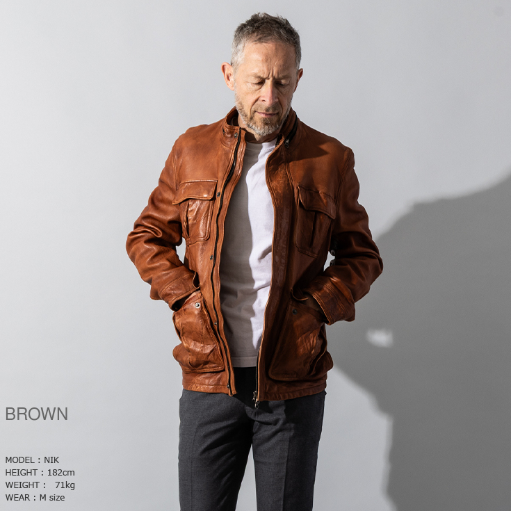 美品 インゲボルグ レザージャケット 深い赤 本革 羊革 ラビットファー