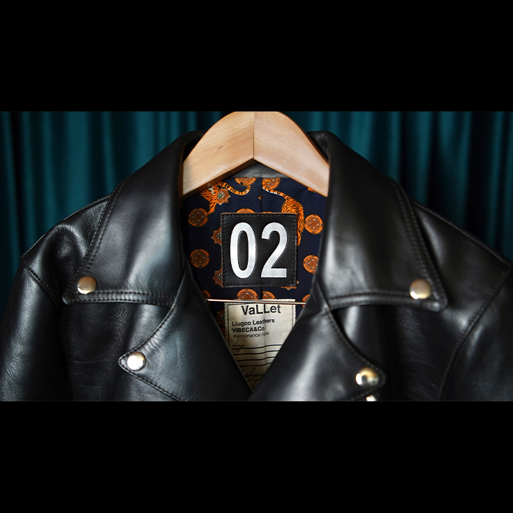 VaLLet 本革 ダブルライダースジャケット メンズ ヴァレット