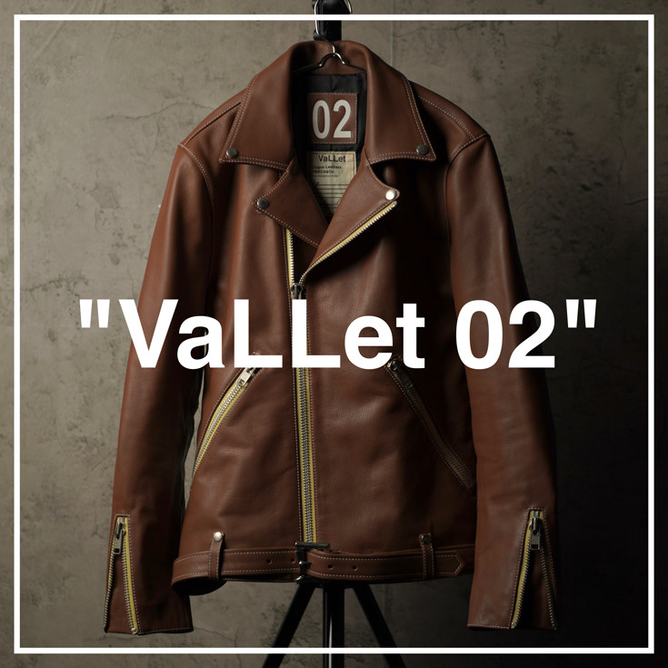 VALLET 本革 ダブルライダースジャケット メンズ ヴァレット