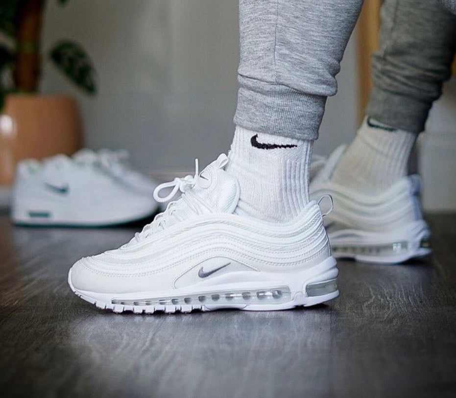 NIKE AIR MAX 97 TRIPLE WHITE – Live-kickz