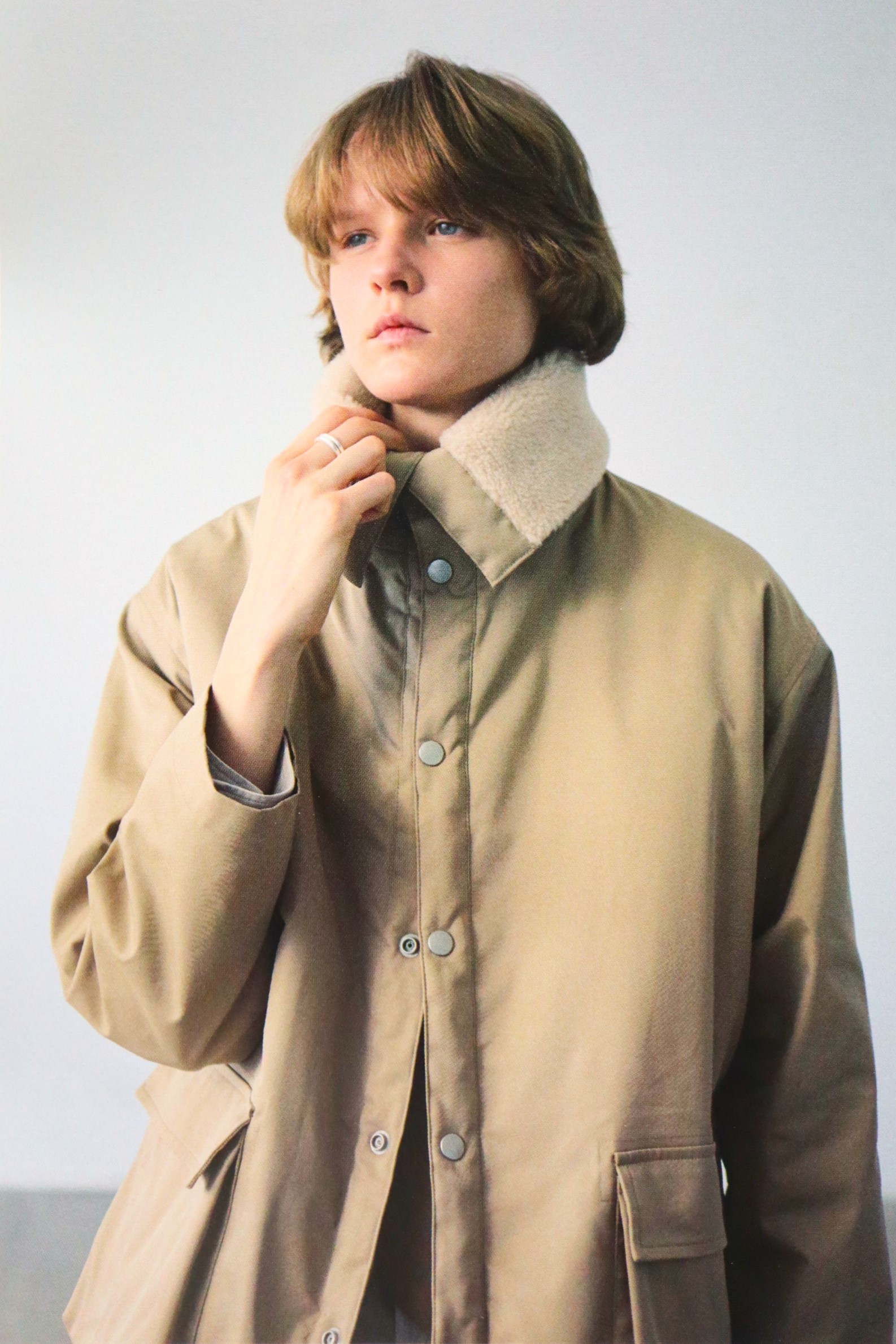 TOUJOURS公式通販 トゥジュ―正規取扱店 TOUJOURS/Lining Boa High Neck