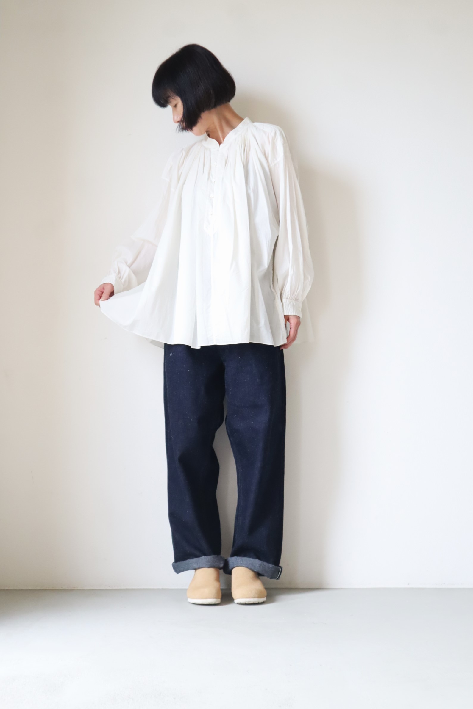 ŠP正規取扱店 エシュペー公式通販 ŠP/エシュペー/CHURCH SMOCK BLOUSE