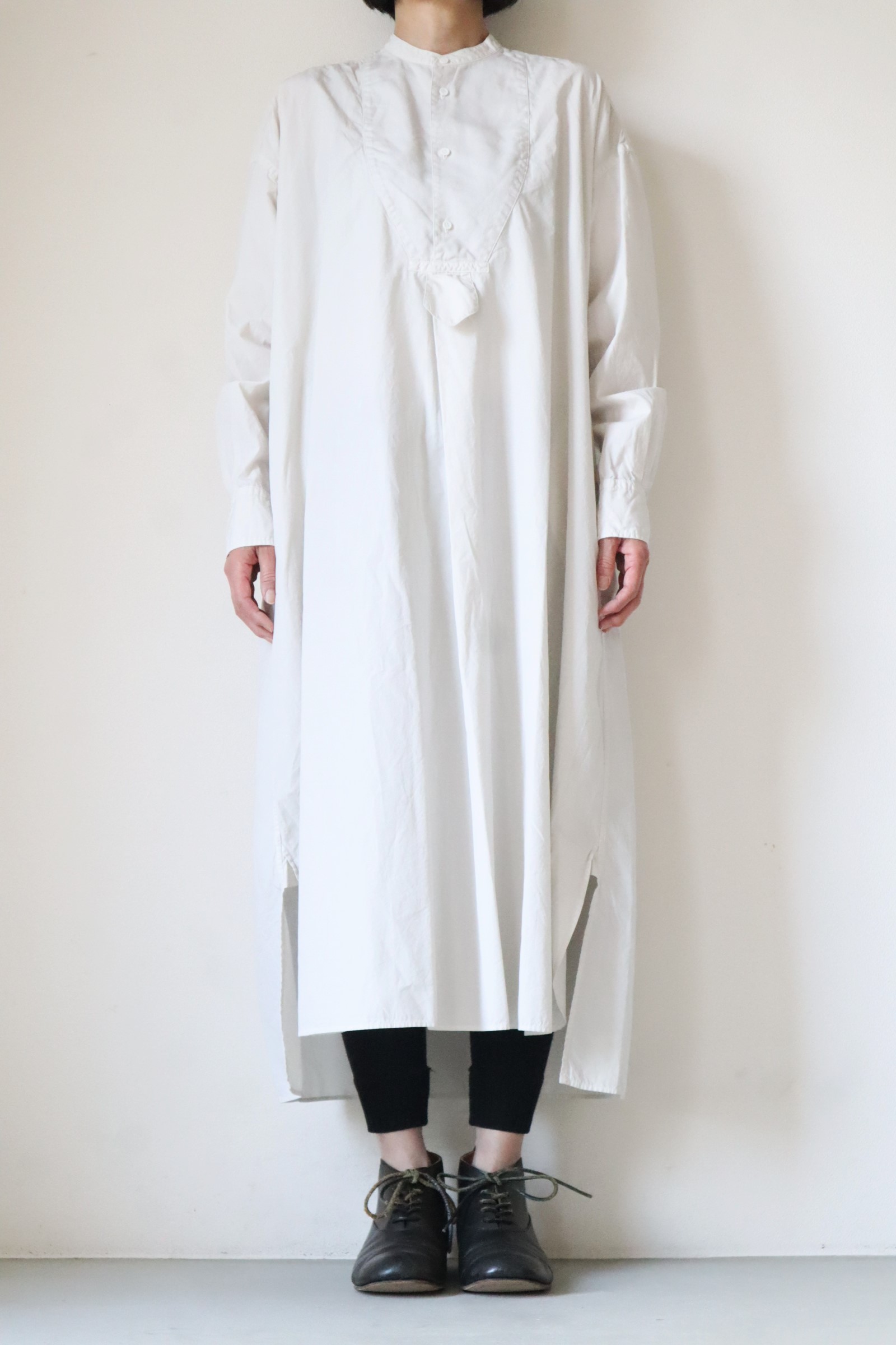 TOUJOURS公式通販 トゥジュ―正規取扱店 TOUJOURS/Tuxedo Shirt Dress