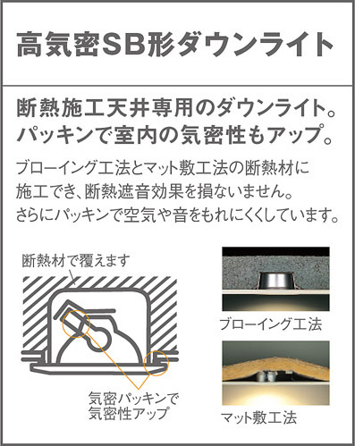 Panasonic LED ダウンライト LSEB5071LE1 | 商品紹介 | 照明器具の通信