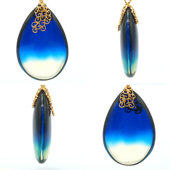 ブルー 樹脂 化石 コハク 幸運 長寿 健康 家族の繁栄 エレクトロン