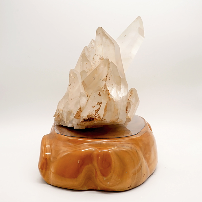 日本銘石協会 正規代理店 幻の国産水晶 山梨県 水晶 乙女水晶 白水晶