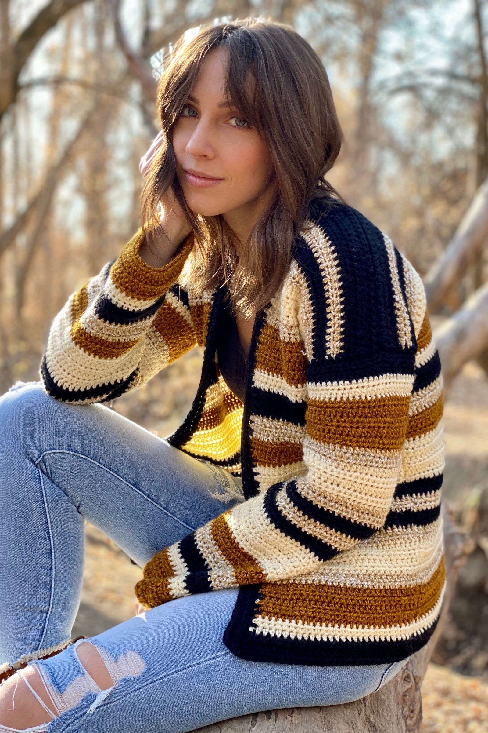 Crochet Kit - Morning Coffee Cardigan – Lion Brand Yarn