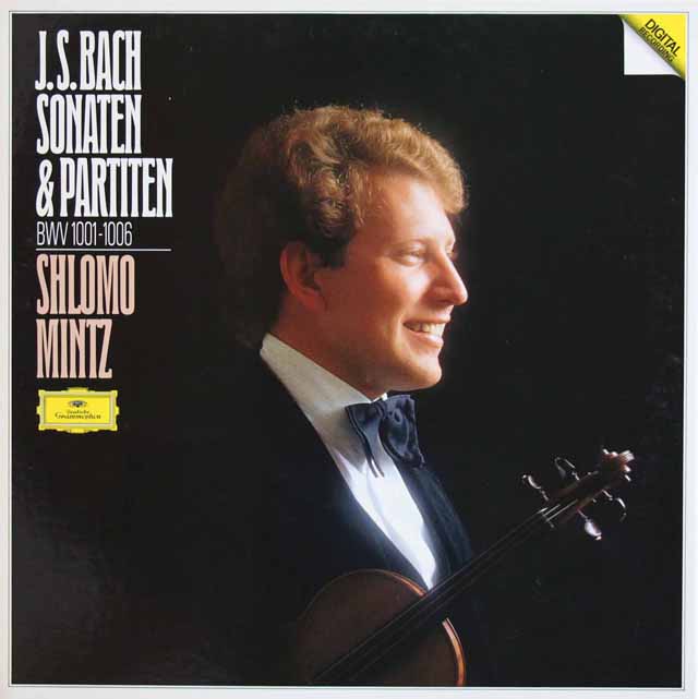 LP レコード ミンツのバッハ/無伴奏ヴァイオリンソナタとパルティータ