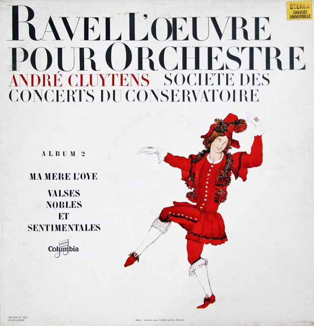 LP レコード クリュイタンスのラヴェル/「マ・メール・ロワ」ほか 仏