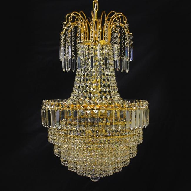 輸入照明 Crystal Luce 6 クリスタルシャンデリア ダイニング リビング