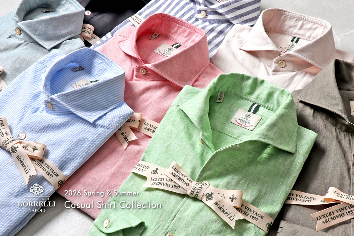 katsumi.yamakawa様LUIGI BORRELLI フィナモレシャツ Finamore