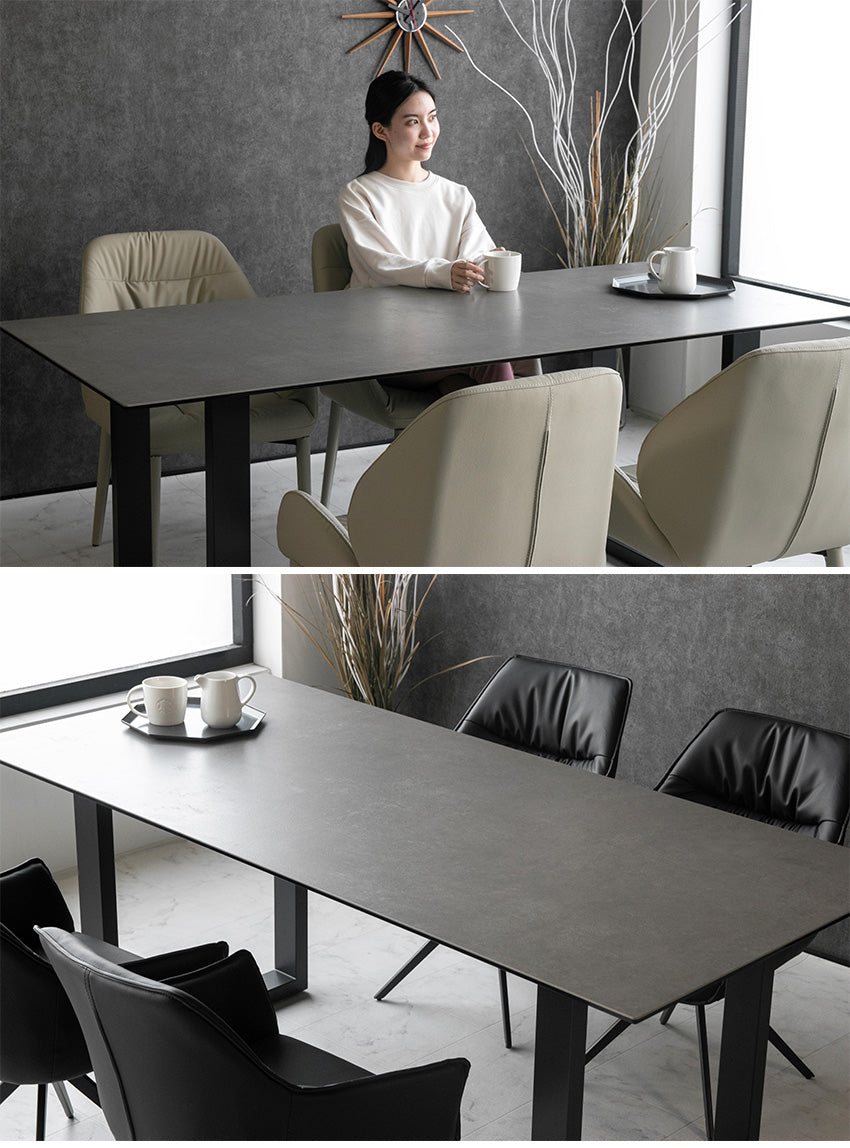 lushroom ダイニングテーブル 180×85cm 4人掛け スペインセラミック