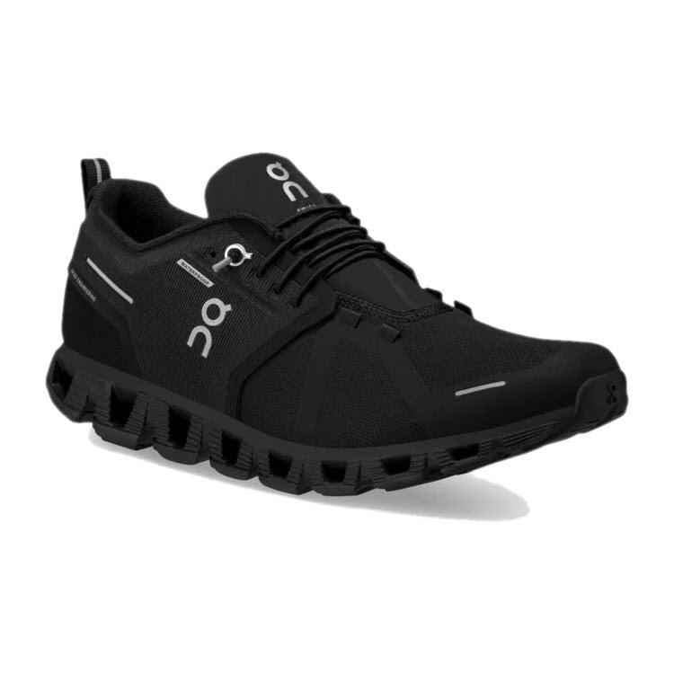 ON CLOUD 5 WATERPROOF ALL BLACK - WOMENS - Lamey Wellehan Shoes