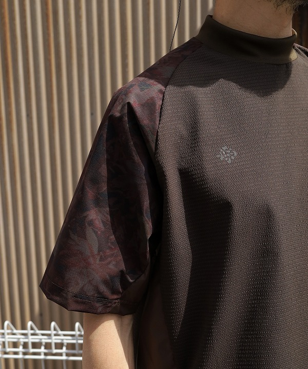 リョウゲン/RYOGEN DEAD LEAF MOCK NECK H/S TEE（全3色