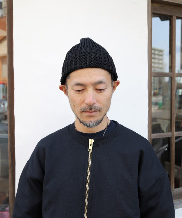 mature ha./マチュアーハ knit cap linen silk（全2色） [帽子(ニット