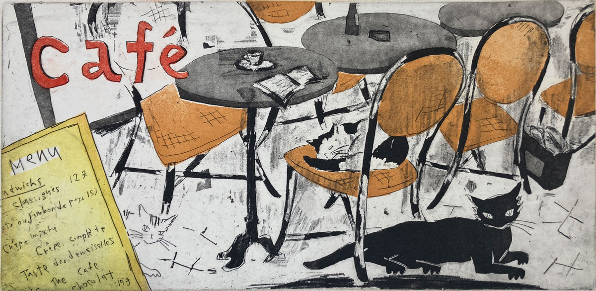 展覧会詳細: 山岡康子個展 Chats de Paris〜パリの猫たち〜