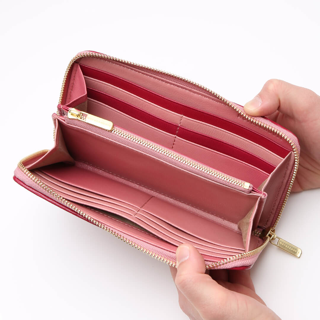 Irodori Mesh Round Long Wallet｜イロドリ メッシュ ラウンド ロング