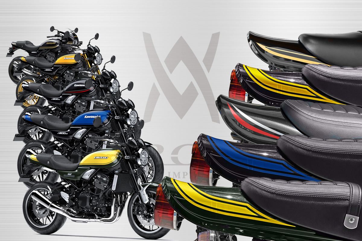 Z900RSのリアビューをシャープな印象に ロングテールカウル2024年