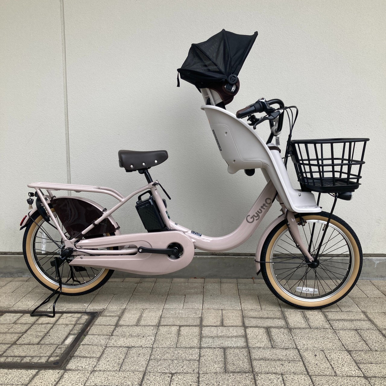 整備済 大容量 ホワイト系 ヤマハ 子供乗せ電動アシスト自転車 ZH2883